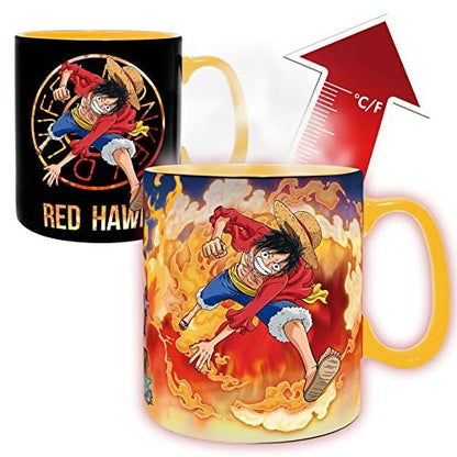 One Piece Luffy Red Hawk Magic Mug