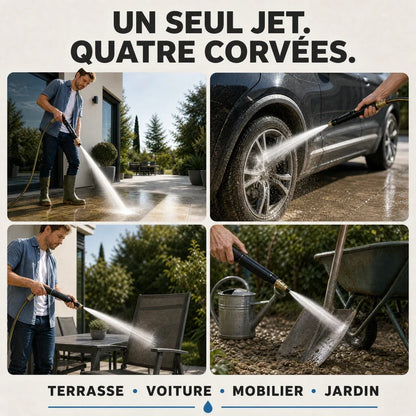 HydroJet 4 | High-Power Garden Hose Cleaning Wand