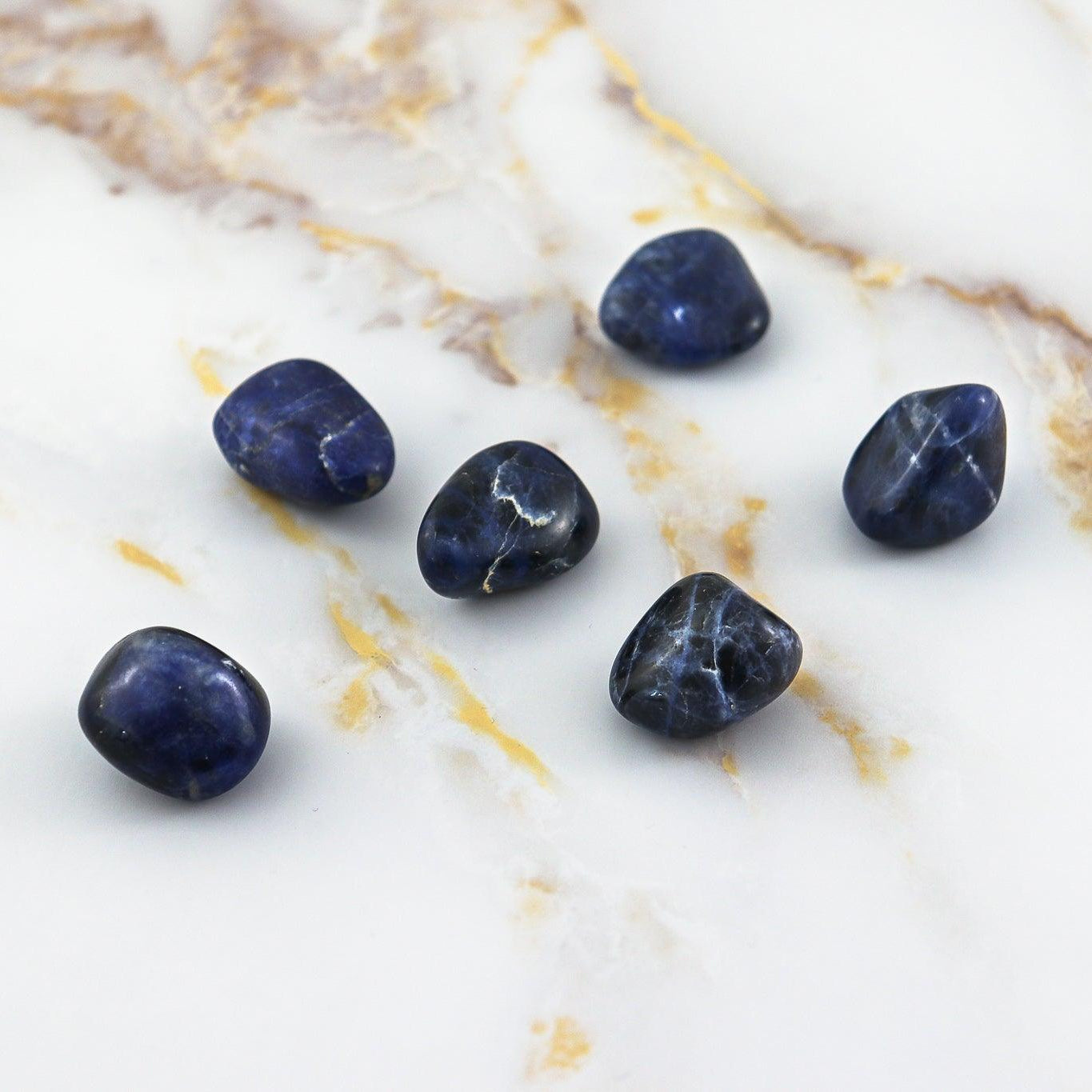 Rolled Sodalite stone