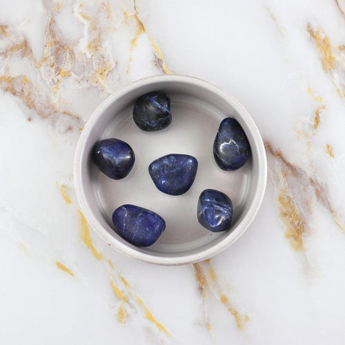 Rolled Sodalite stone