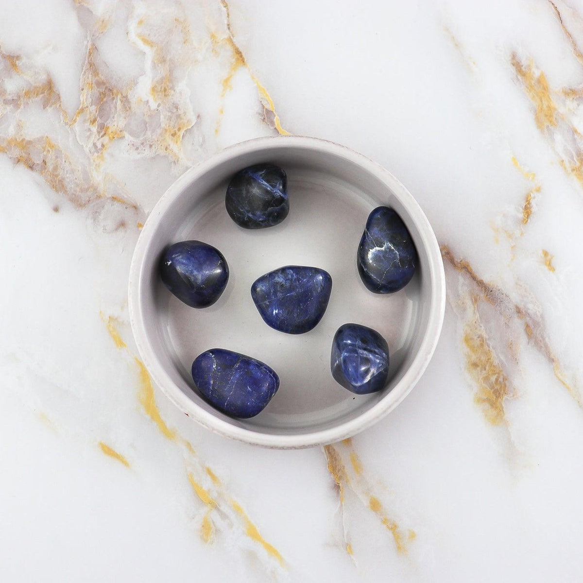 Rolled Sodalite stone