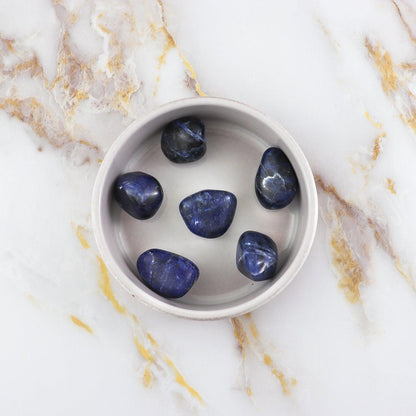 Rolled Sodalite stone